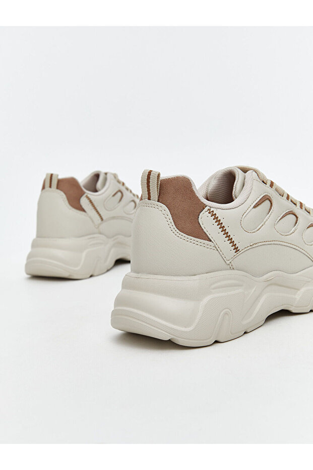 Peak Yeni Sezon Bağcıklı Kadın Spor Ayakkabı - 4