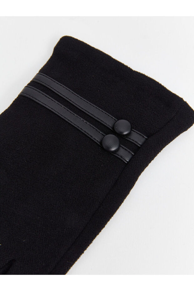 Siyah Basic Kadın Eldiven - 2