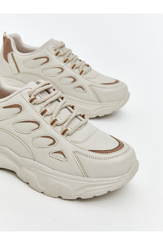 Peak Yeni Sezon Bağcıklı Kadın Spor Ayakkabı - 3