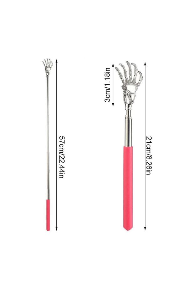 Back scraper or back scraper. Extendable and foldable. - 4