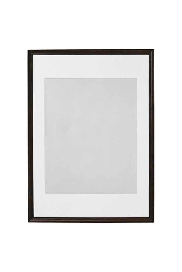KLOTKORSBÄR Frame, oak effect/dark brown, 50 x 70 cm