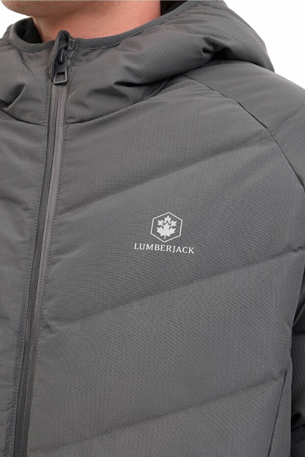 ML ADALBERT COAT 5PR GRI Erkek Kısa Kaban - 4