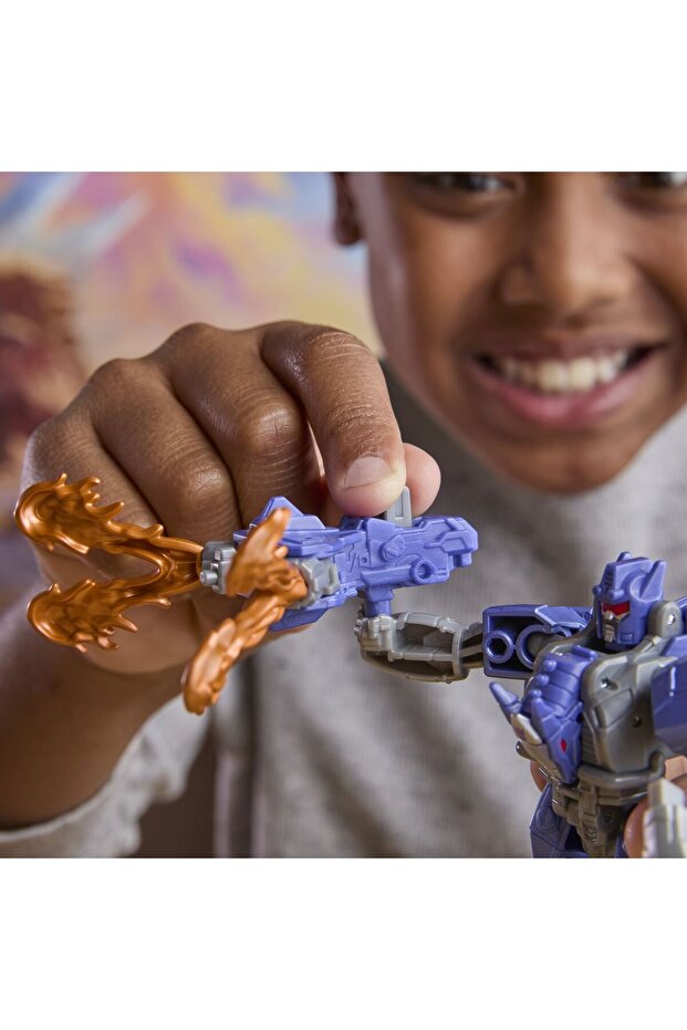 TRANSFORMERS CYBERWORLD ROBOT GALVATRON BLINDAT TRANSFORMABIL - 5