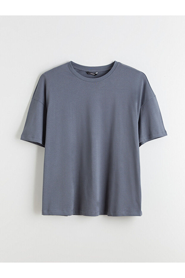 Plus Size Basic Combed Cotton Men's T-Shirt