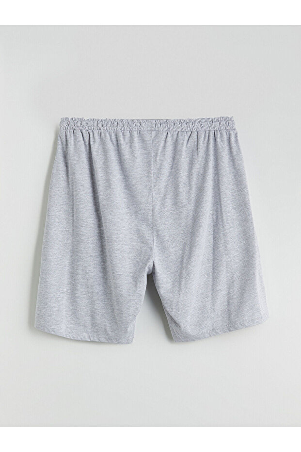 Slim Fit Erkek Pijama Alt Şort 2'li - 5