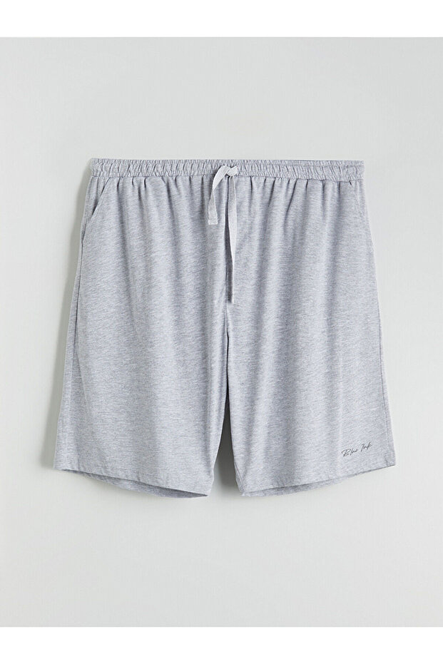 Slim Fit Erkek Pijama Alt Şort 2'li - 4
