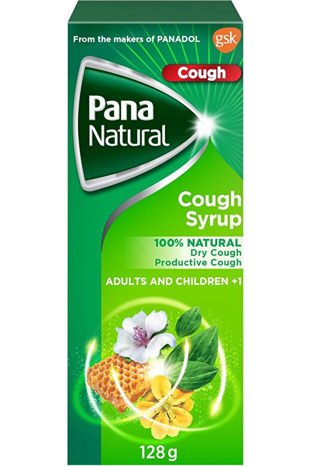 Pana Natural Syrup For Wet & Dry Cough, 128g