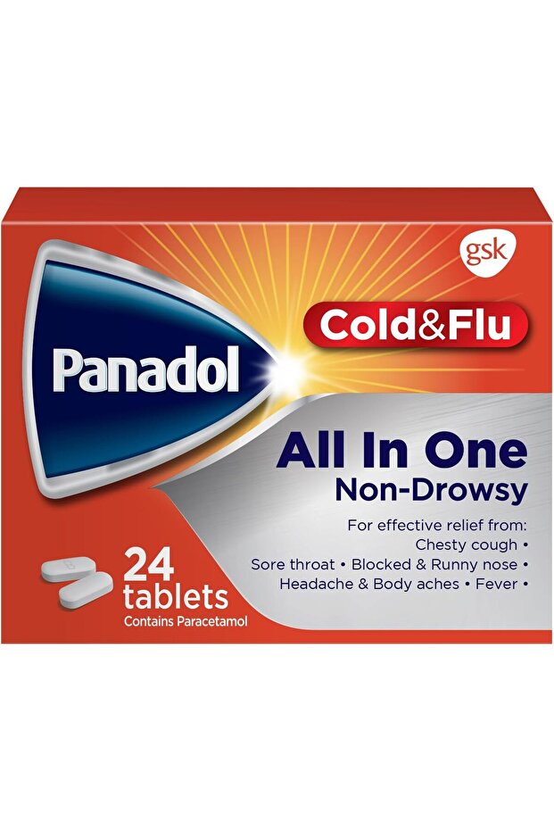 All-in-One Cold and Flu 24-Tablets