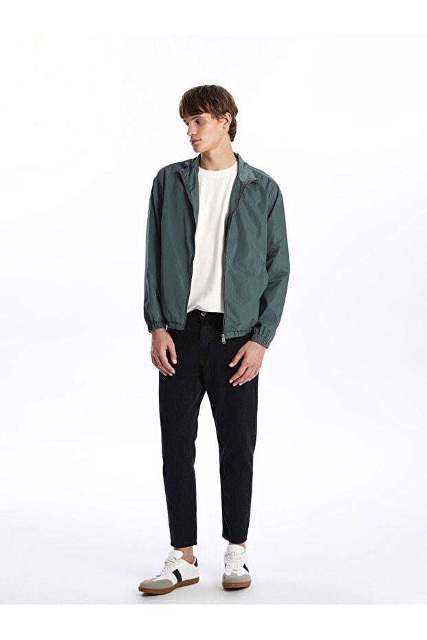 Vizyon New Season Comfortable Fit Stand Collar Men's Coat