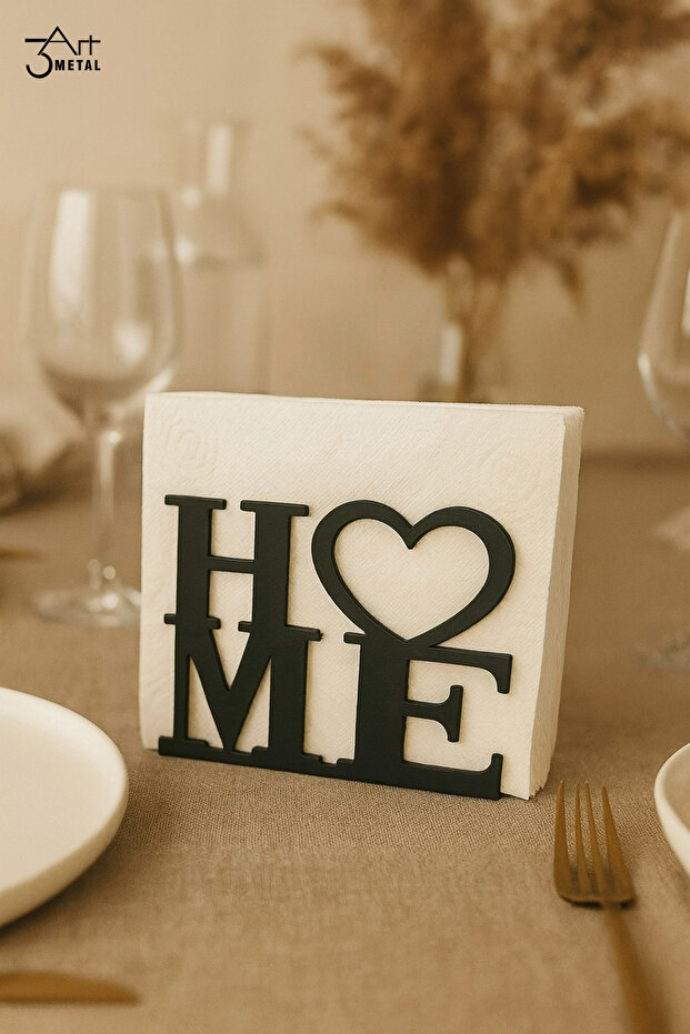 Stylishly Designed Metal Napkin Holder - Modern and Durable Decorative Table Accessory