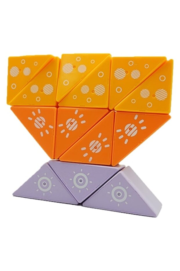 Set 26 piese de construcție magnetice, OPTIM SOLUTION, Inteligent, Educativ, Numeroase construcții - 1