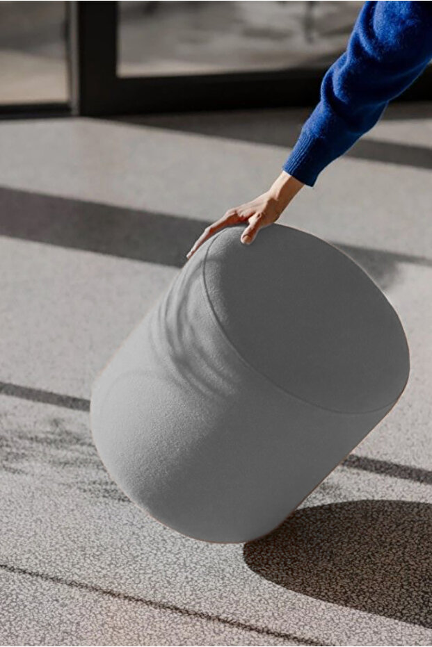 Corn Mini Yuvarlak Puf / Çap 33 Cm H:45 Cm - 5