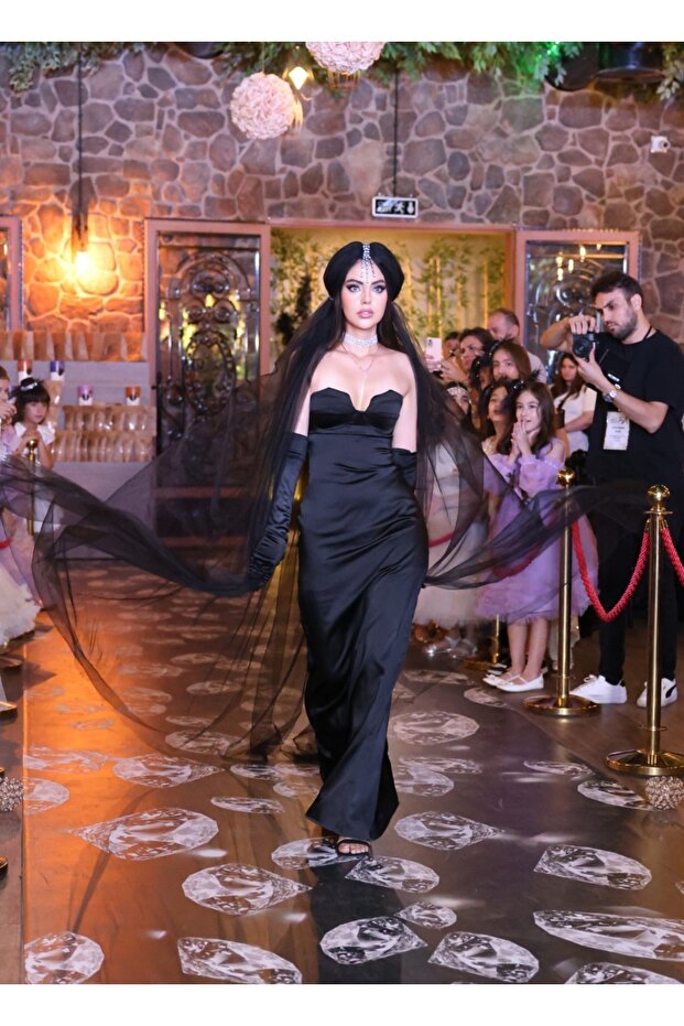 Siyah rapunzel taç - 3