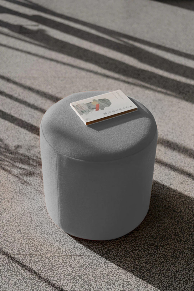 Corn Mini Yuvarlak Puf / Çap 33 Cm H:45 Cm - 1