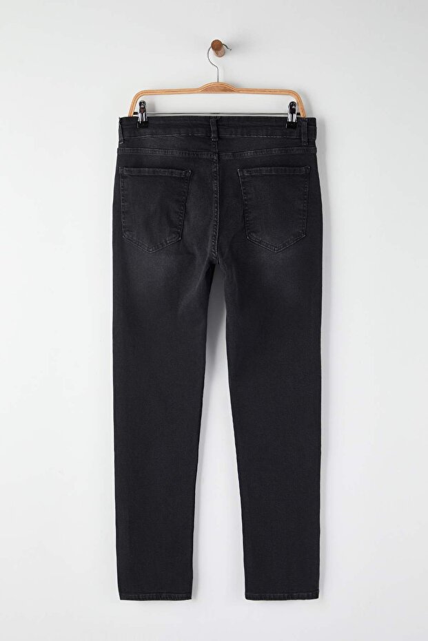Antrasit Regular Fit Jeans Kot Pantolon TMNAW23JE00036 - 7