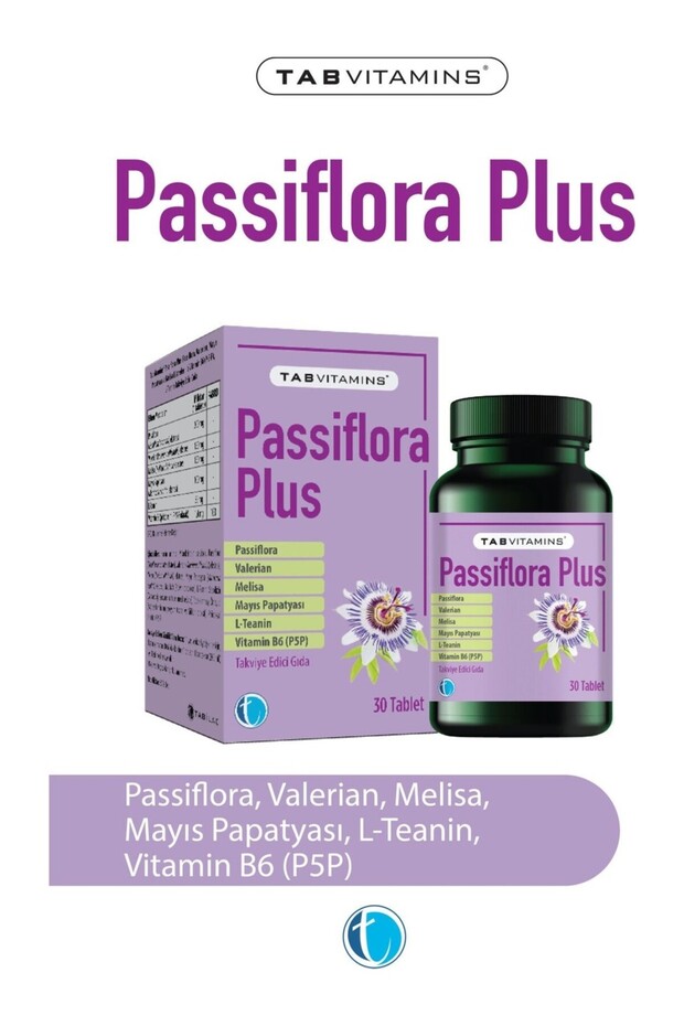 Tabvitamins Passiflora Plus 30 Tablet 8680133002922 - 1