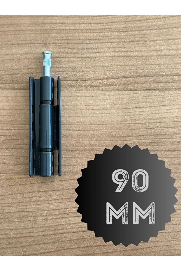 PVC Pimapen Kapı Pencere Menteşesi Çelik 90mm Antrasit/6 Adet) VİDALAR DAHİL - 5