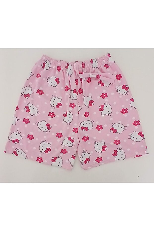 Hello Kitty Desenli Yazlık Şort- BK1010007 - 2