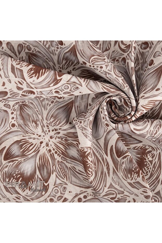 Eșarfă cu model natural - 2