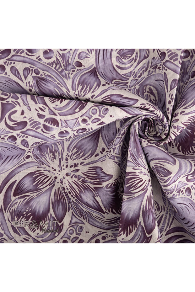 Eșarfă cu model natural - 2