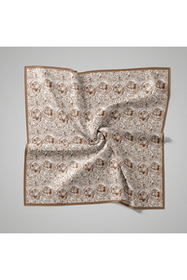 Eșarfă cu model natural - 1