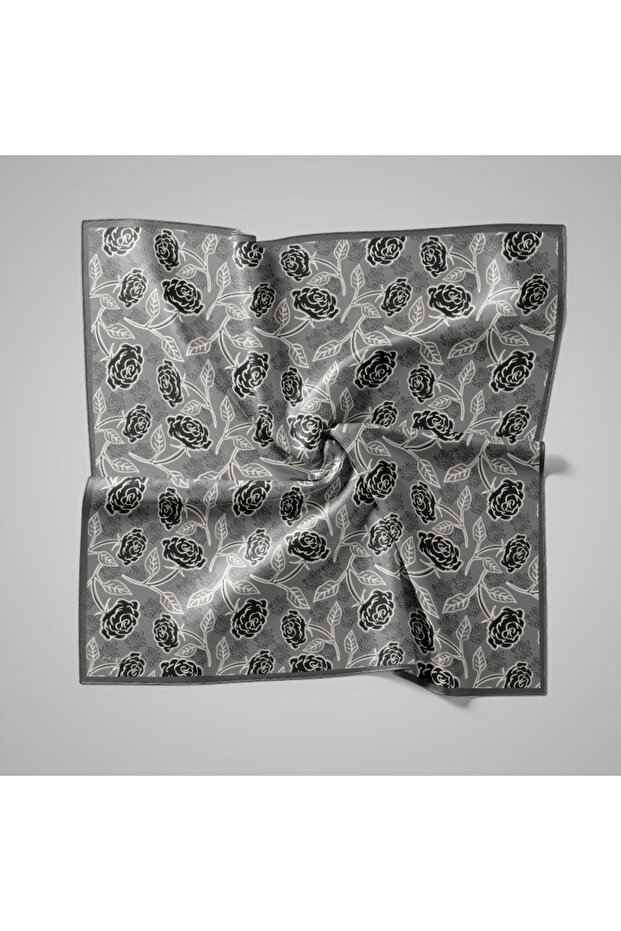 Natural Patterned Scarf - 1