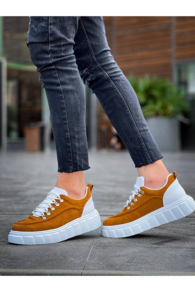 KB X10 Taba Süet Günlük Unisex Ayakkabı – Nefes Alan Yapı - 3