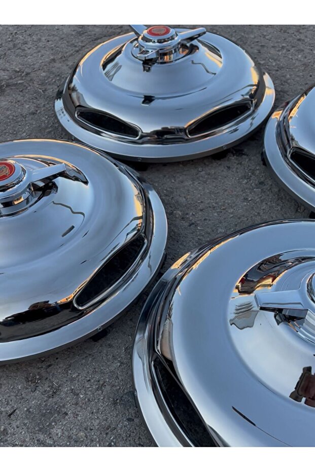 Cobra jant kapak Paslanmaz Krom 16" crafter sprinter transit daily ducato tas fırfır set 4 adet - 4