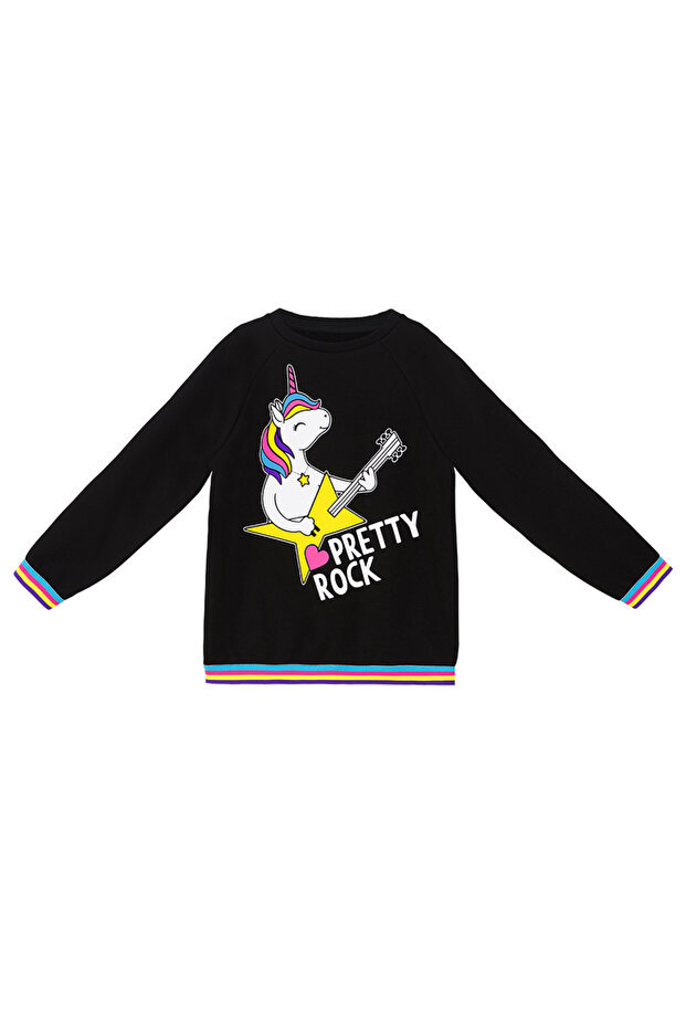 Rock Unicorn Kız Çocuk Eşofman Takım - 6