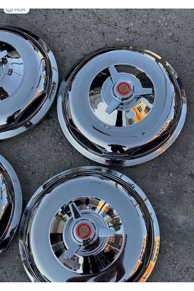 Cobra jant kapak Paslanmaz Krom 16" crafter sprinter transit daily ducato tas fırfır set 4 adet - 1