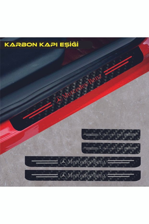 Renault Megane Carbon Door Sill Auto Sticker 4 Pieces