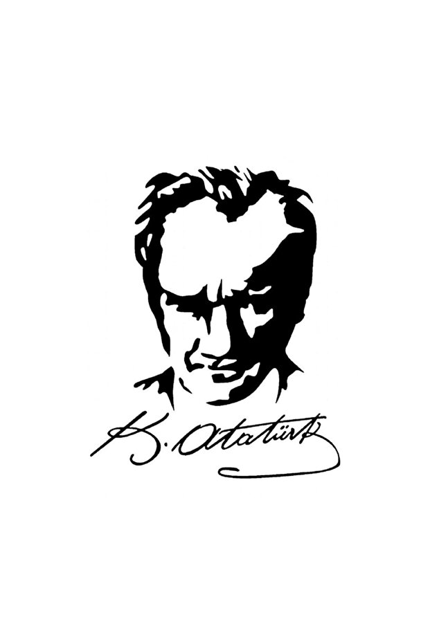 Kemal Atatürk Vehicle Back Glass Sticker