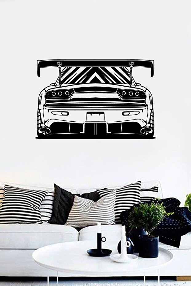 Modified Car Rear Wall Sticker Paste