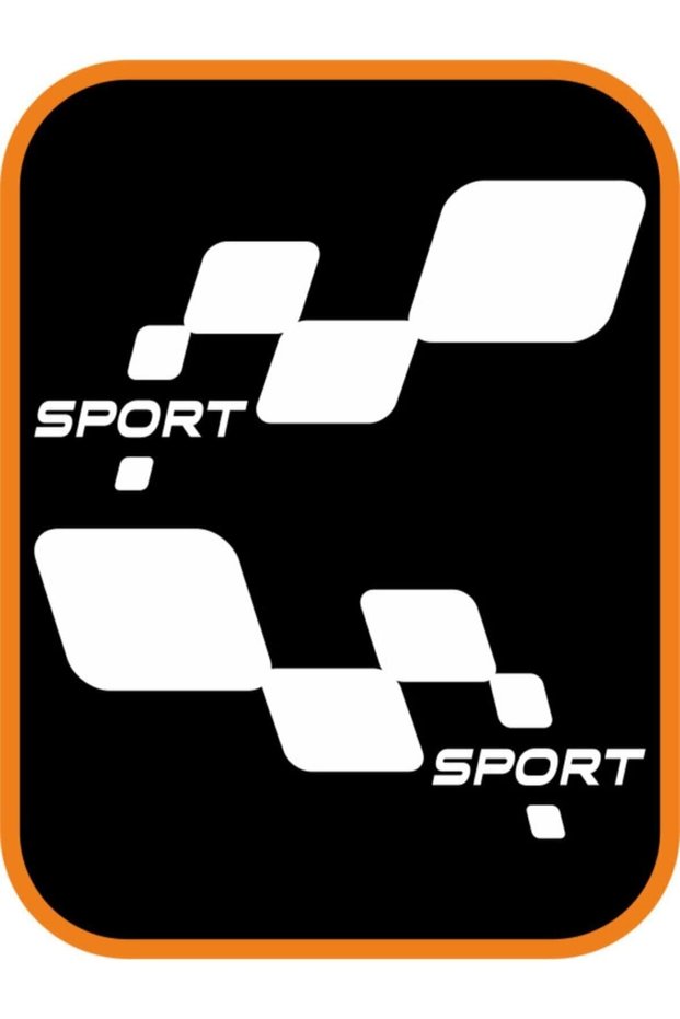Sport Checkered Auto Special New Sticker White 30*16 cm
