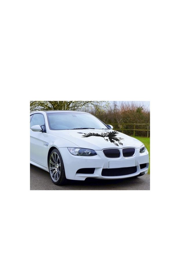 Eagle Hood Sticker - Auto, Car, Label, Accessory, Tuning, Modified, Badge 50x80 Cm