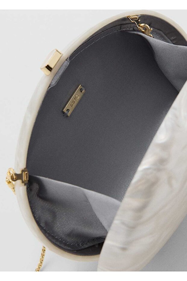 Oval clutch çanta - 3