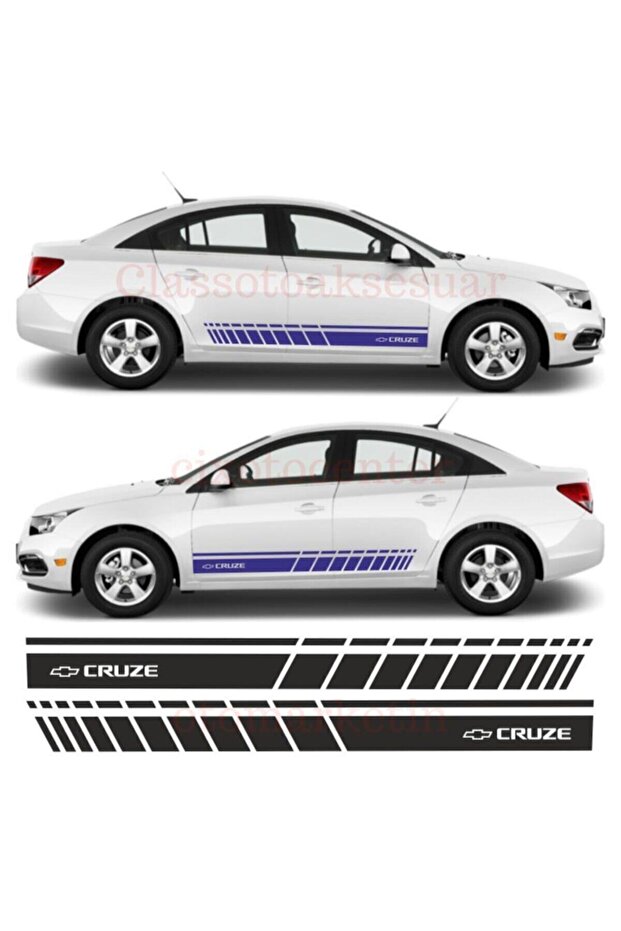 Custom new compatible Accessory Auto Side Strip For Chevrolet Cruze custom new sticker