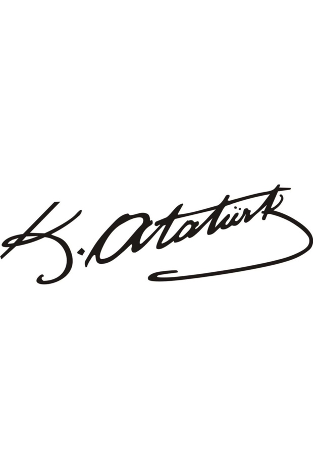 Ataturk Signature Auto Sticker,