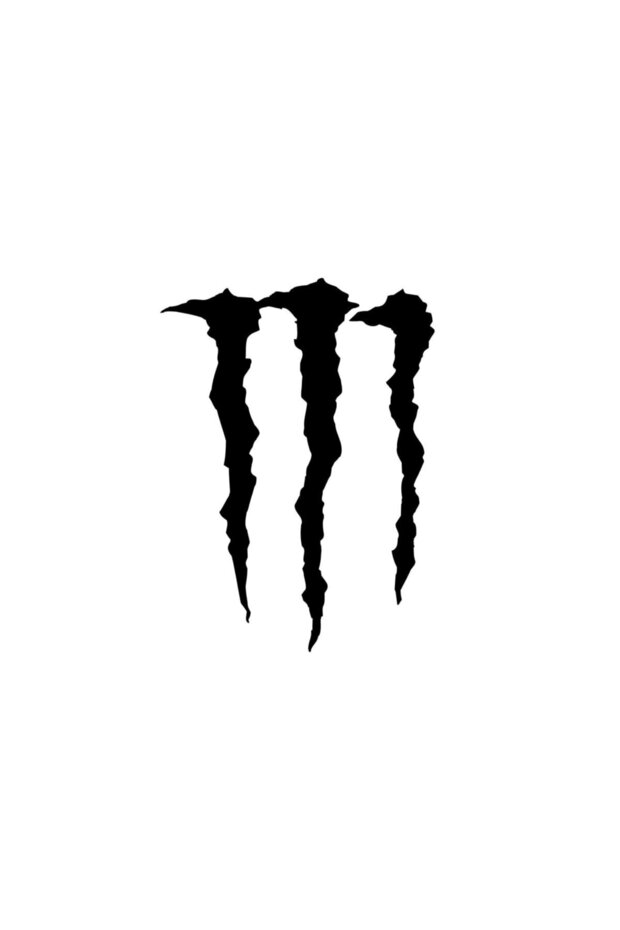 Monster Claw Auto Sticker Headlight And Glass Sticker 10 X 8.5 Cm Black