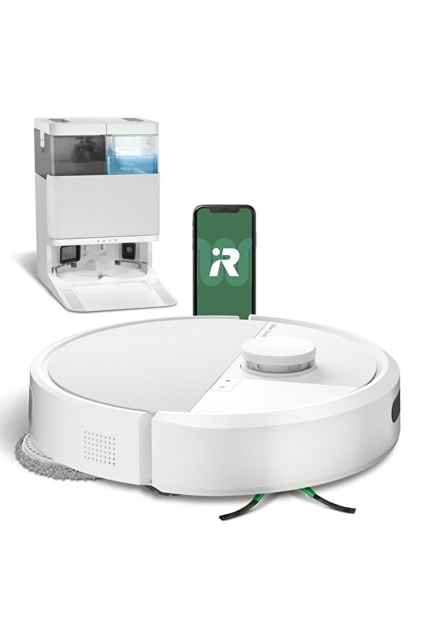 Roomba Plus 405 Combo Robot Süpürge ve Paspas + AutoWash (Beyaz) - 1