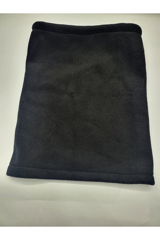 Unisex Black Multi-Purpose Winter Fleece Neck Collar Beanie