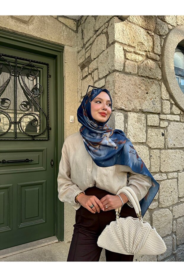 تصميم شال حريري - 2