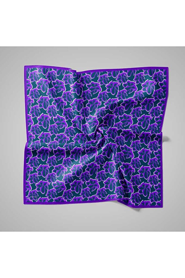 Eșarfă cu model natural - 1