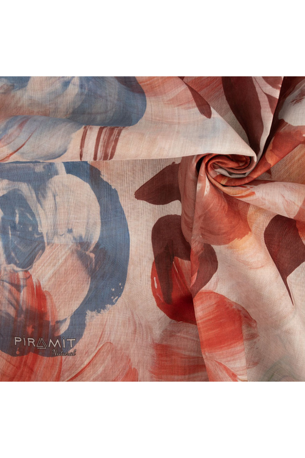 Eșarfă cu model natural - 2