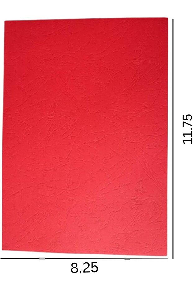 [100 Pack] Red Binding Cover A4 230 GSM – Protective Sheets for Comb & Wire Binding Machines - 2