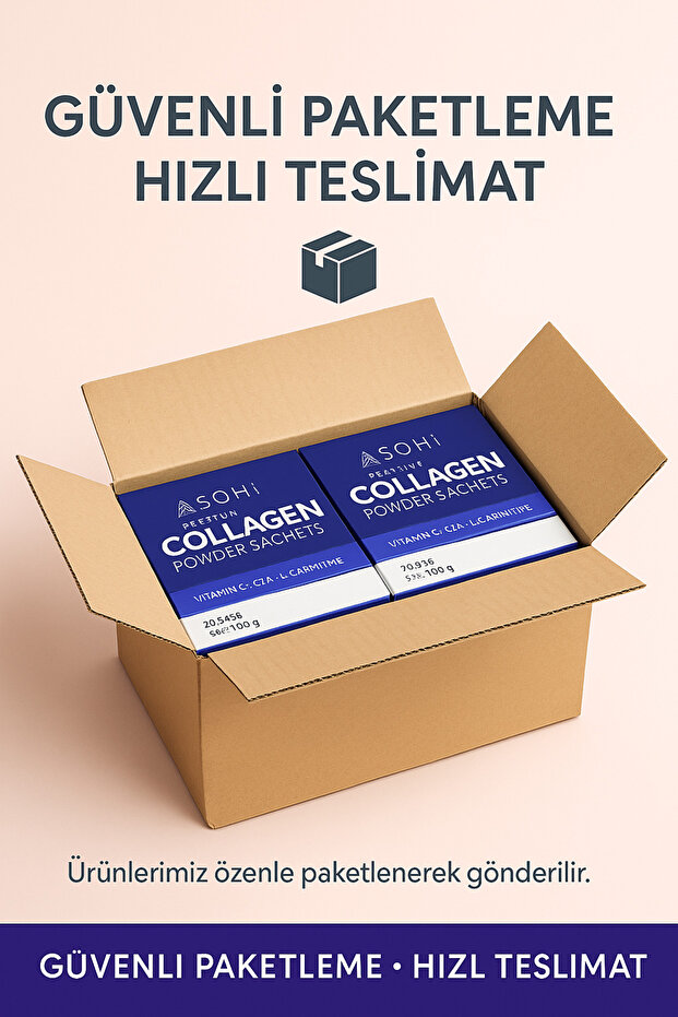 Premium Collagen 20’li Saşe | Tip 1&3 | C Vitamini + L-Carnitine | Cilt Elastikiyetine Destek - 6