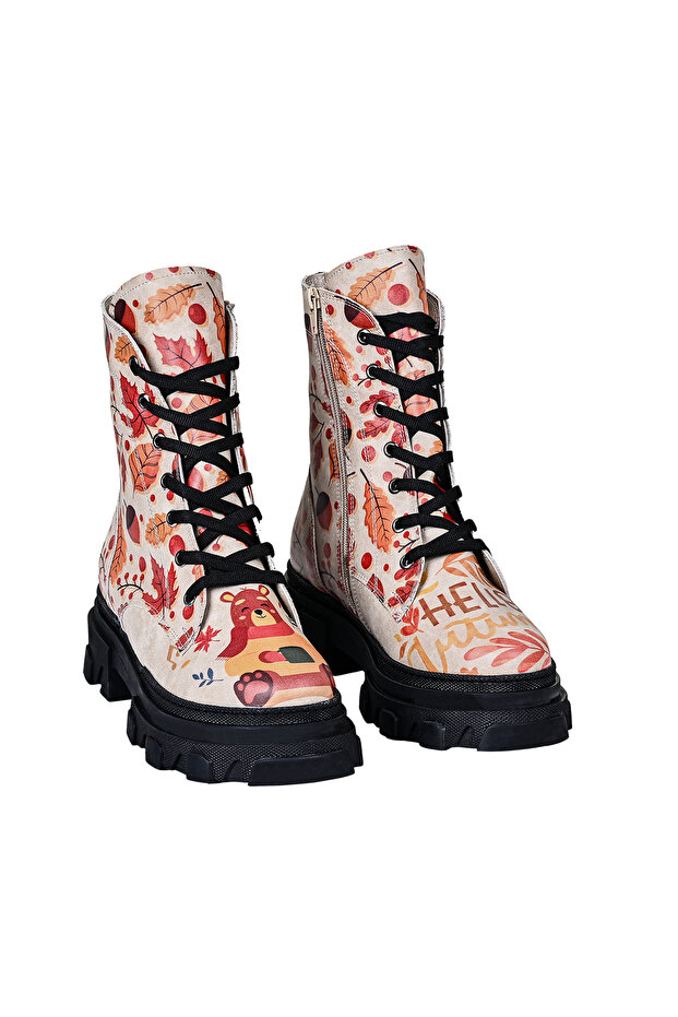 Colorful Printed Women's Boots