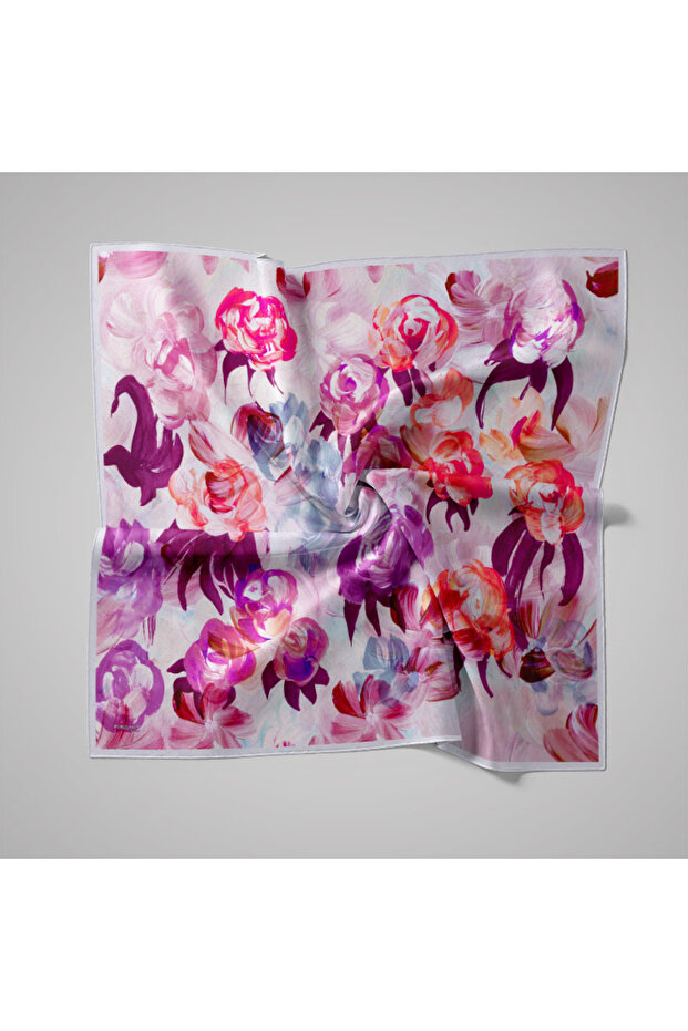 Eșarfă cu model natural - 1