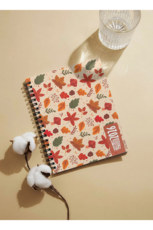 2026 Weekly Planner Autumn Themed Hardcover Autumn Weekly Semanalmente