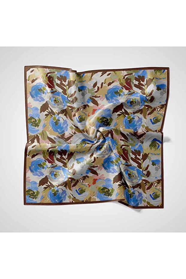 Eșarfă cu model natural - 1